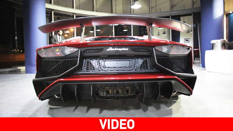 Ο ήχος της Lamborghnini των 750 ίππων στο.. ρελαντί